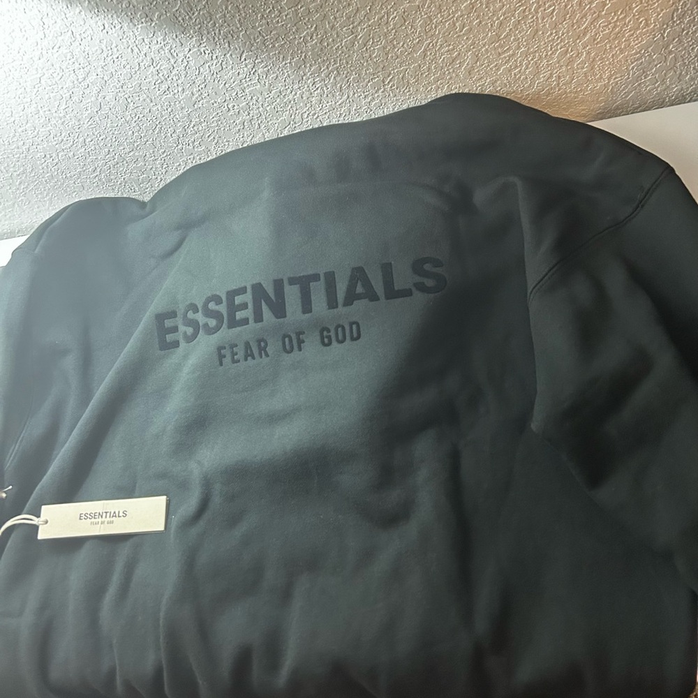 Fear of God Essentials Black Hoodie